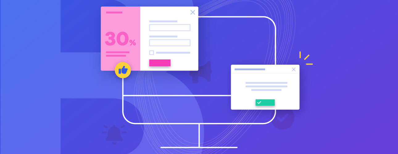 ilustrace symbolizující použití pop-up oken na webu