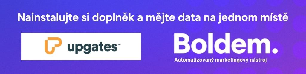 Nainstalujte si doplněk Boldem pro Upgates a mějte data na jednom místě.