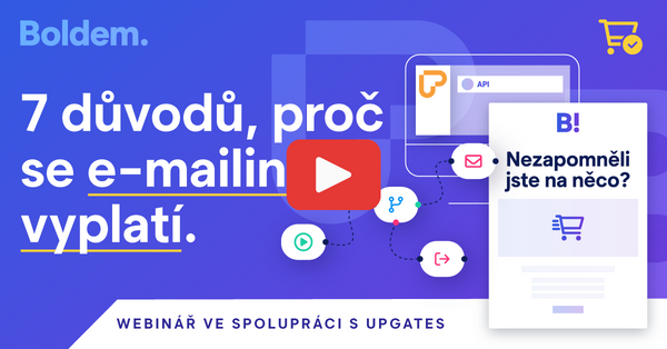 Odkaz na webinář: "7 důvodů, proč se e-mailing vyplatí".